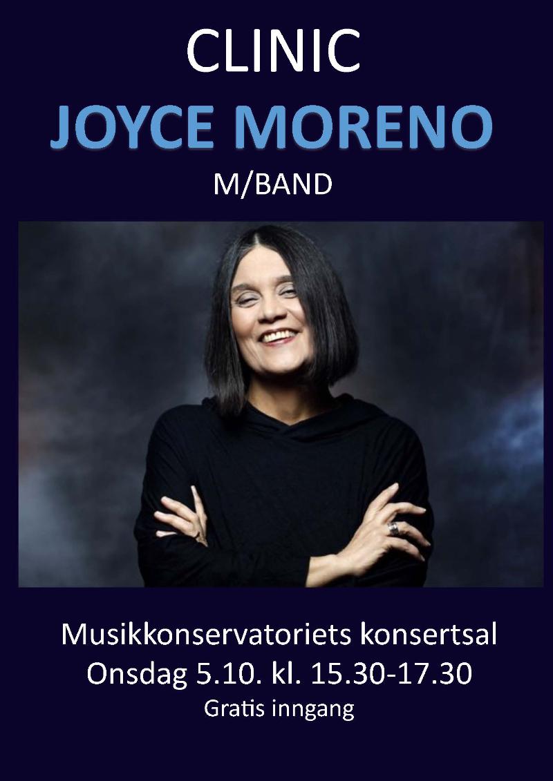 Plakat for Cliniic med Joyce Moreno